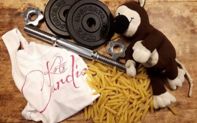 Muskeln, Training, Familie und Nudeln