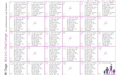 Trainingsplan für Fortgeschrittene